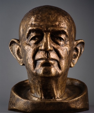 Sandra Nejašmić - Pirnat Bonaventura Duda, 2019, bronca, 36X27,5 X26 cm.