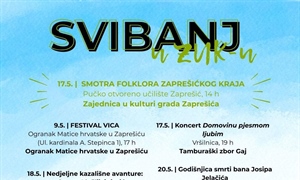 ZAPREŠIĆ: Svibanj u ZUK-u: podrška zaprešićkoj kulturi!
