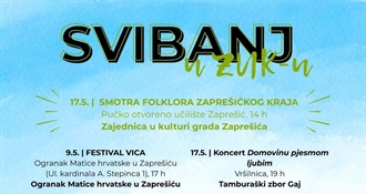ZAPREŠIĆ: Svibanj u ZUK-u: podrška zaprešićkoj kulturi!