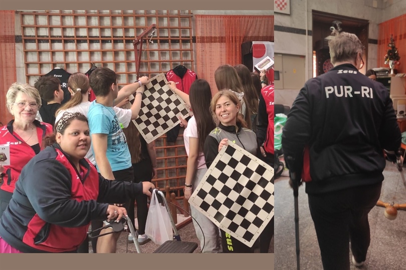 Šah i trenerke za članove Parasportske udruge za rekreaciju "Rijeka"
