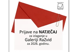 ZAPREŠIĆ: Natječaj Galerije Razvid za izlaganje u 2026. godini