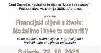 ZAPREŠIĆ: U mjesecu štednje financijska edukacija građana