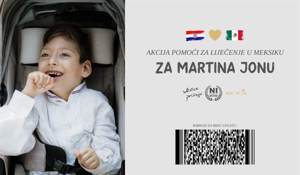 HUMANITARNA AKCIJA: Pomozimo malom Martinu Joni – Vaša dobrota može promijeniti njegov život!