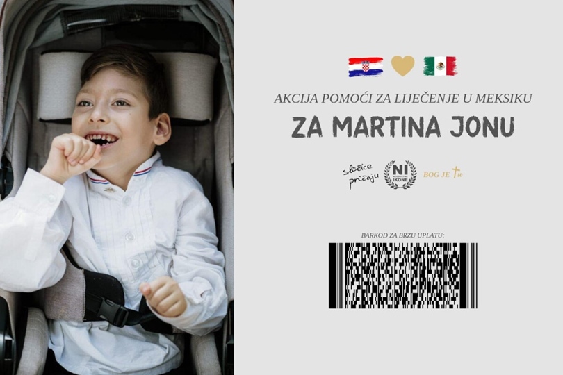HUMANITARNA AKCIJA: Pomozimo malom Martinu Joni – Vaša dobrota može promijeniti njegov život!
