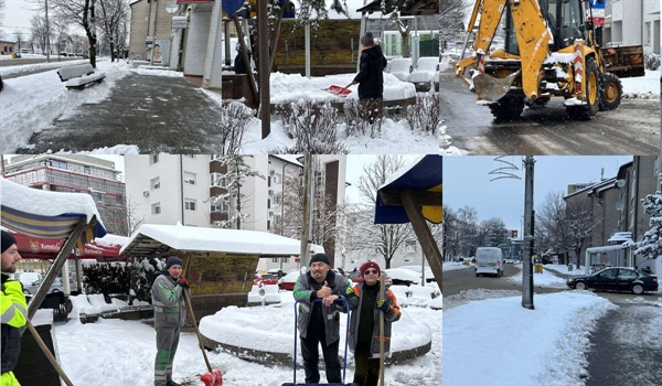 REPORTAŽA: Komunalne službe i građani Zaprešića protiv snježnih zimskih nepogoda