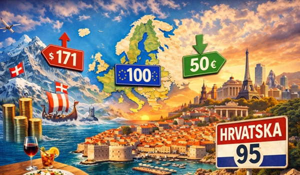 STATISTIKA: Skupoća u Hrvatskoj u europskom ogledalu