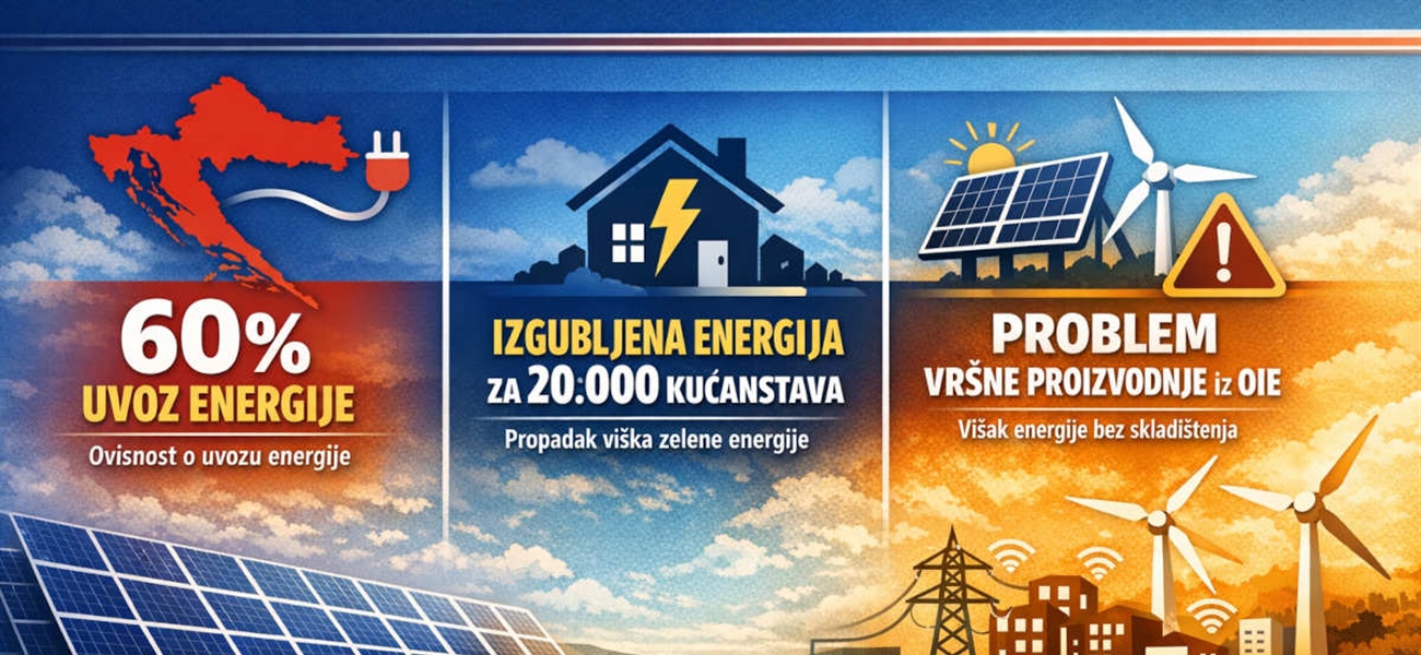 ENERGETIKA: Kronično nedostaje velikih energetskih skladišta ili jednostavno-baterija!