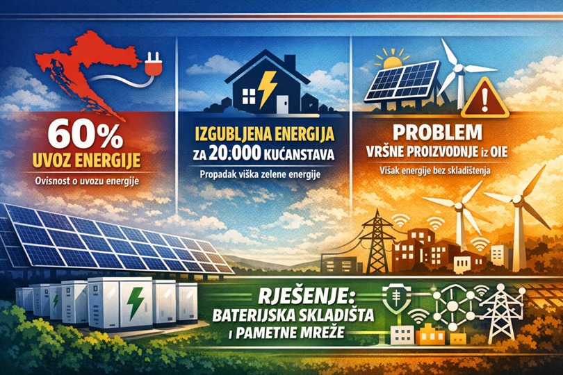 ENERGETIKA: Kronično nedostaje velikih energetskih skladišta ili jednostavno-baterija!