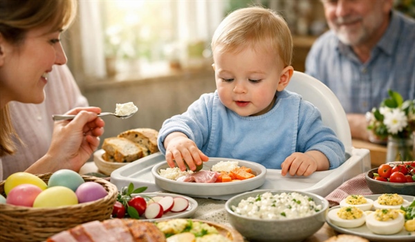 SAVJETI: Kako uključiti bebu blagdanski ručak, bez kuhanja posebnih obroka?