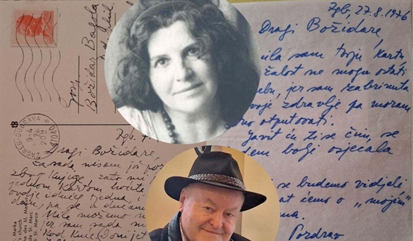 POETESA I LITERAT: Pola stoljeća prijateljevanja i dopisivanja sa "Svemir ženom" Vesnom Parun!