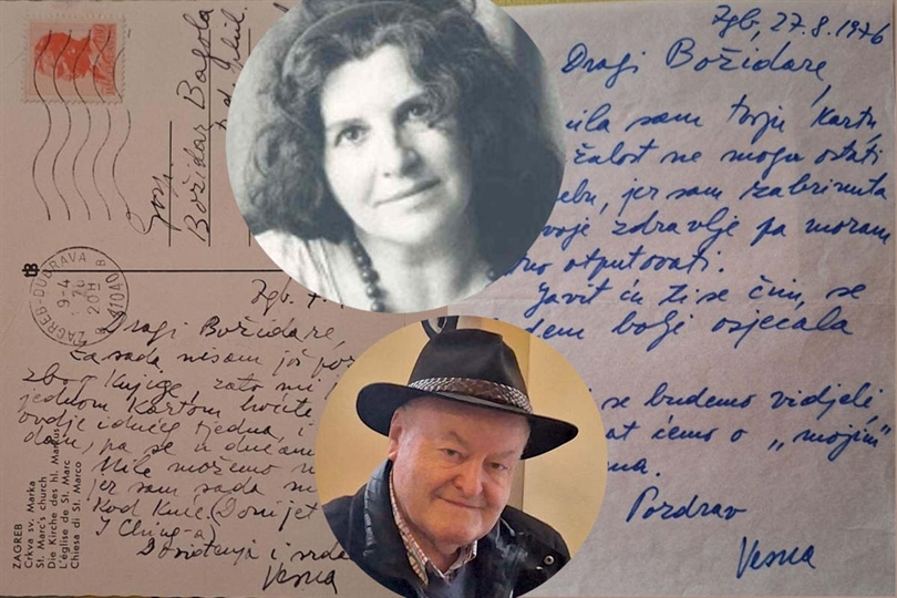 POETESA I LITERAT: Pola stoljeća prijateljevanja i dopisivanja sa "Svemir ženom" Vesnom Parun!