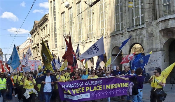 Ovo su apeli hrvatskih sindikata sa prošlotjednog velebnog prosvjeda u Zagrebu - donosimo rezime, te foto i video izvještaj