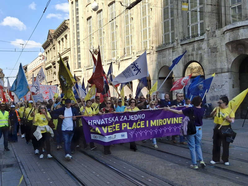 Ovo su apeli hrvatskih sindikata sa prošlotjednog velebnog prosvjeda u Zagrebu - donosimo rezime, te foto i video izvještaj