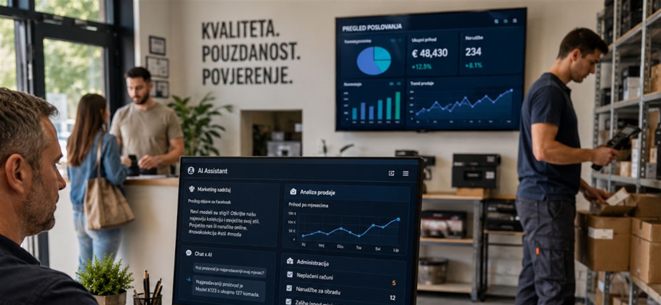 DIGITALNA TRANZICIJA: Umjetna inteligencija ulazi u obrte, trgovinu, marketing i administraciju... Što čekate?