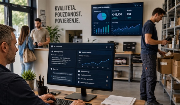 DIGITALNA TRANZICIJA: Umjetna inteligencija ulazi u obrte, trgovinu, marketing i administraciju... Što čekate?