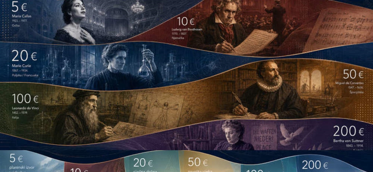 STUPIDATA: Dok Titanik tone, Europa mijenja novčanice...
