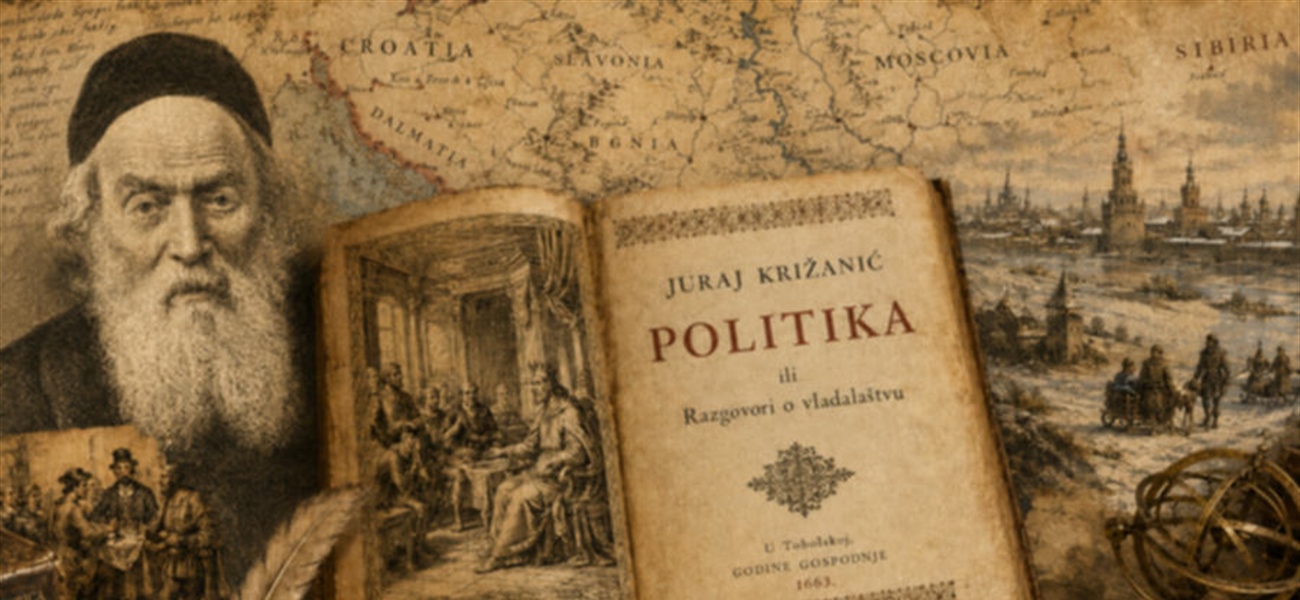 BIBLIOTEKA HRVATSKE DRŽAVNOSTI (4): Juraj Križanić: „Politika“ ili „Razgovori o vladalaštvu”