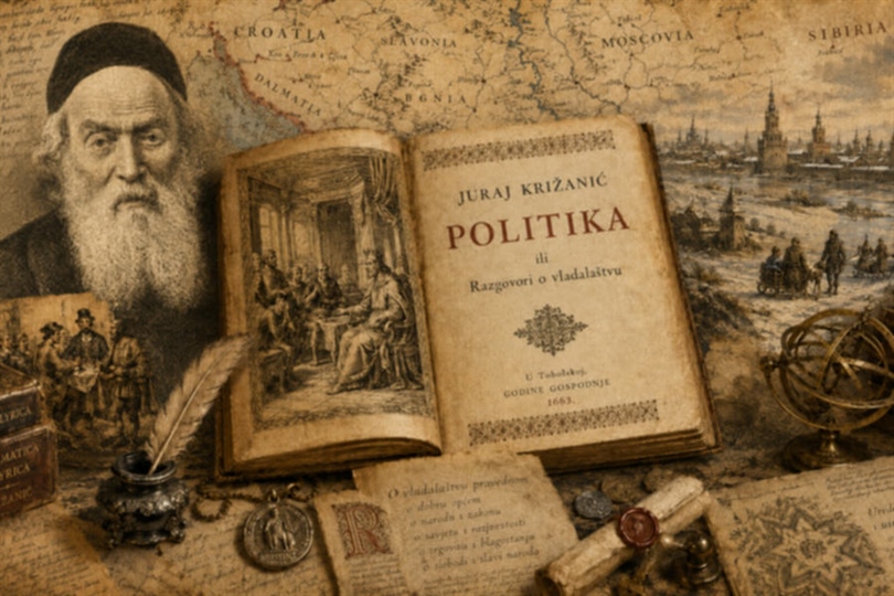 BIBLIOTEKA HRVATSKE DRŽAVNOSTI (4): Juraj Križanić: „Politika“ ili „Razgovori o vladalaštvu”