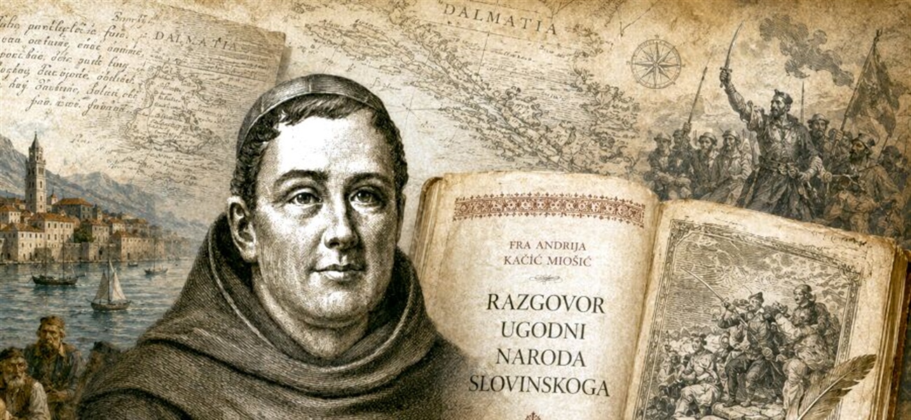 BIBLIOTEKA HRVATSKE DRŽAVNOSTI (3): Andrija Kačić Miošić „Razgovor ugodni naroda slovinskoga“