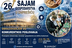ZAPREŠIĆ: Poziv na prijave i sudjelovanje, te posjet 26. sajmu gospodarstva 2026. godine