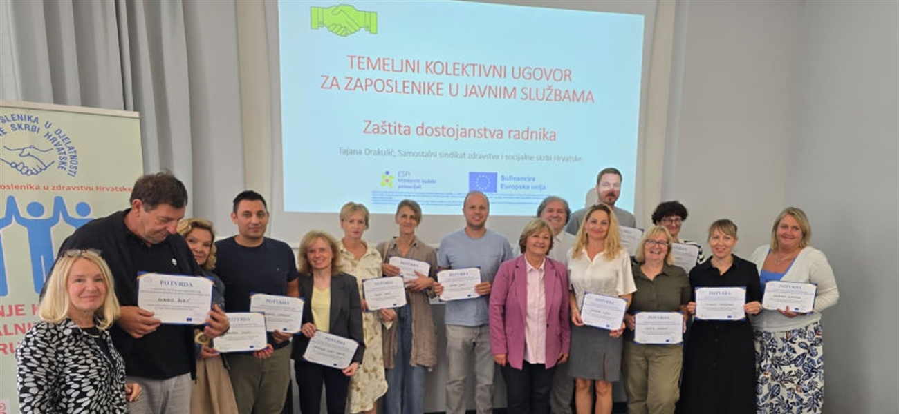PULA: Sindikalni povjerenici prošli program osposobljavanja