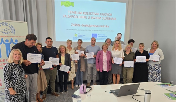 PULA: Sindikalni povjerenici prošli program osposobljavanja
