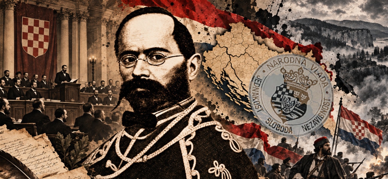 BIBLIOTEKA HRVATSKE DRŽAVNOSTI (8): Eugen Kvaternik - od hrvatskoga državnog prava do Rakovice