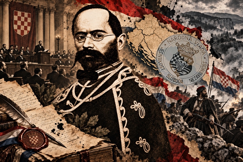 BIBLIOTEKA HRVATSKE DRŽAVNOSTI (8): Eugen Kvaternik - od hrvatskoga državnog prava do Rakovice