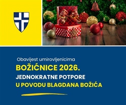 Javni poziv umirovljenicima Grada Zaprešića za ostvarivanje prava na jednokratnu potporu (božićnicu)
