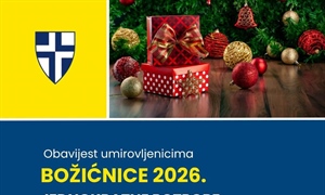 Javni poziv umirovljenicima Grada Zaprešića za ostvarivanje prava na jednokratnu potporu (božićnicu)