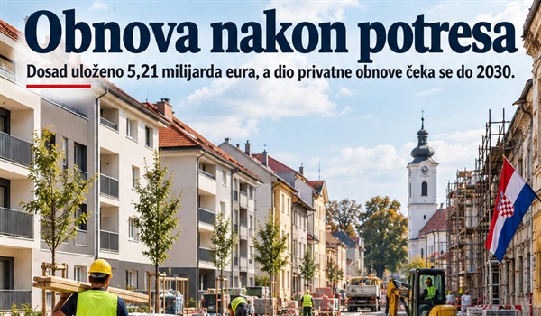 Petrinja se obnavlja, ali 338 gradilišta još je otvoreno, aktivno ih je više od 1600 u regiji