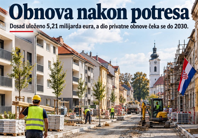 Petrinja se obnavlja, ali 338 gradilišta još je otvoreno, aktivno ih je više od 1600 u regiji