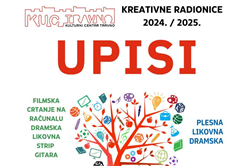 U KUC TRAVNO U TIJEKU SU UPISI U RADIONICE I TEČAJEVE – SEZONA 2024./ 2025.
