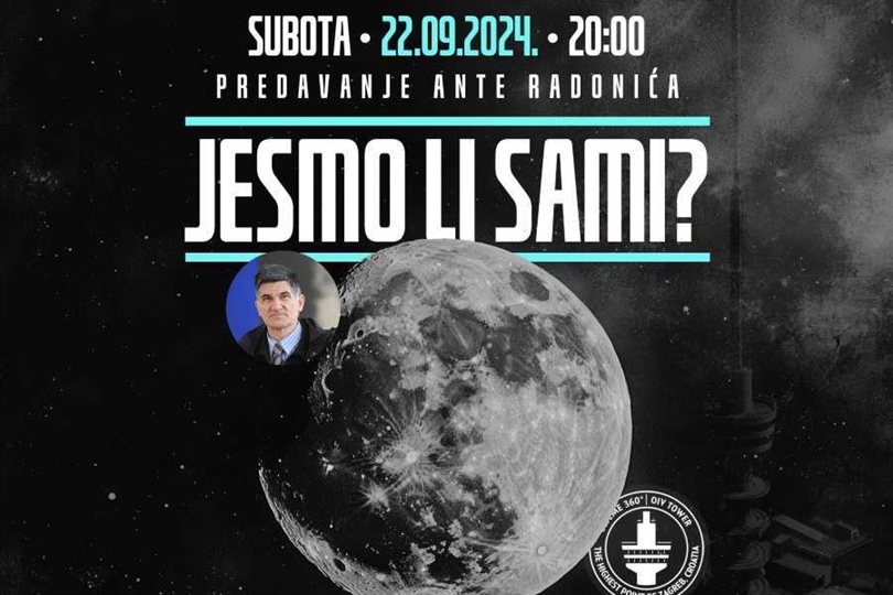 Astronomska večer na OIV tornju Sljeme - Predavanje Ante Radonića i promatranje noćnog neba