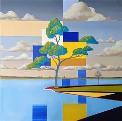 Valentino Radman Tree of Life (2023.) ulje na platnu (oil on canvas)