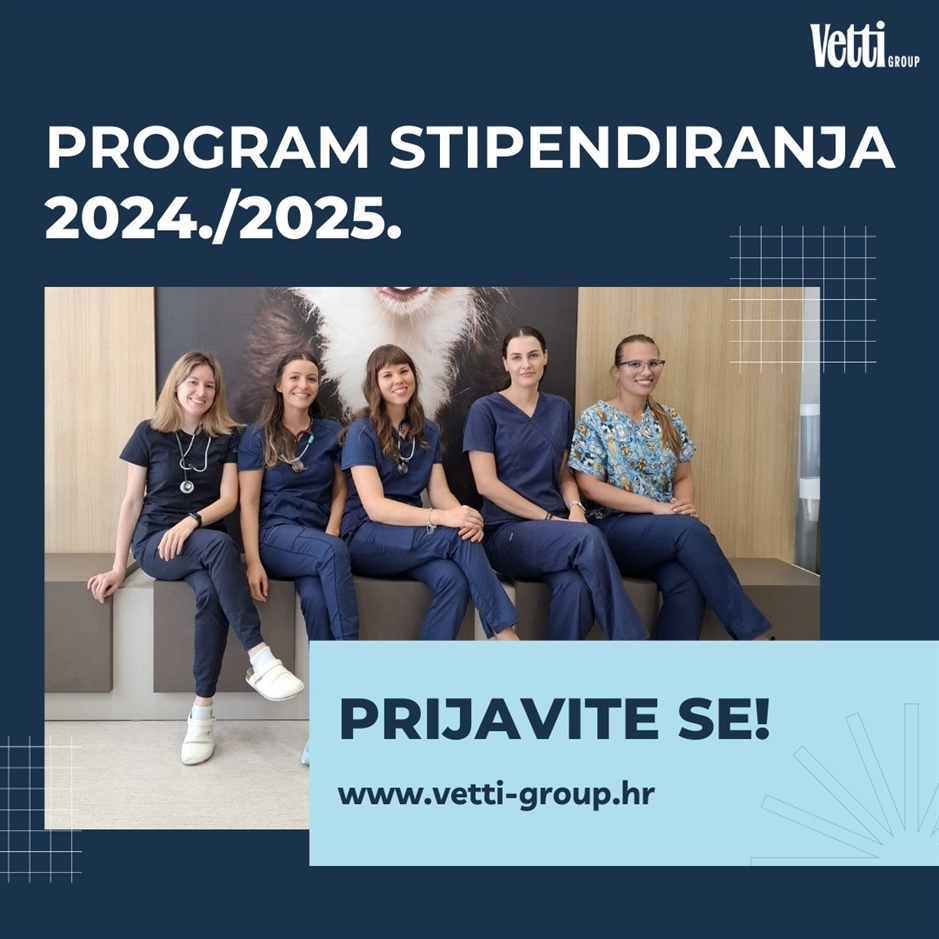 Vetti Group program stipendija za studente veterine